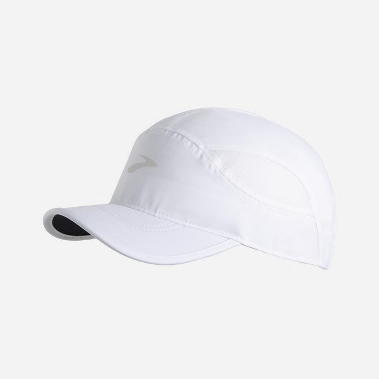 Brooks Chaser NZ - Men's Running Hat - White (51670-WBLO)